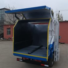 加重新能源垃圾车5方 高配压缩全推挂桶垃圾车垃圾处理清运车