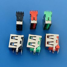 Aĸ 5P  USB 5P/90Ȳʽĸ 10.0mm ɫо ֱAF 5P