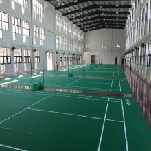 室内PVC羽毛球场 羽毛球场塑胶地板 PVC运动场地板 Sinwe/鑫威体育