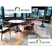 ***上海西餐厅家具定做（HL07西餐厅桌椅定做）定制 韩尔简约现代品牌