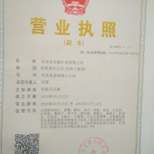 三证合一营业执照副本影印件