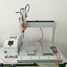 自动锁螺丝机桌面式双工位吸咐式自动打螺丝机设备深圳螺丝机