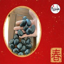 广东光面鹅卵石石子/黑色鹅卵石水景设计/水洗五彩石景观石