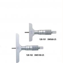 mitutoyo三丰单体型深度千分尺 128 系列 /深度千分尺DSM60-25