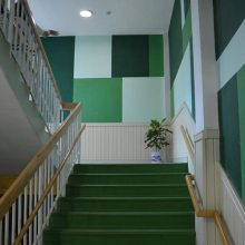 深圳惠州PVC卷材楼梯踏步_PVC地板铺装工程_深圳市健宇体育15年以上经验