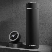 Simita施密特保温杯厂家批发定制 纯钛内胆智能显温钛杯泡茶杯