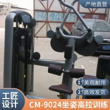 力量型器械 室外综合体能锻炼设施 CM-9024坐姿高拉训练器