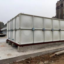 湖h北襄阳220吨不锈钢立体方形水箱抗浮地埋箱泵一体化泵站消防