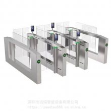 双重验证AB门摆闸门禁系统 防尾随互锁速通门 无人值守门禁闸机