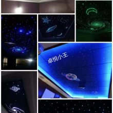 福建省永安市 定制满天星光纤灯 影院星空顶 LED光纤吊灯 聚酯纤维环保健康吊顶