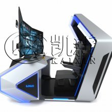 媒体钢制导播桌 导播室工作台 控制间木质导播台