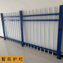 锌钢护栏 2米高 小区围墙装配式通透栏杆 防攀爬 铁艺围栏花装饰