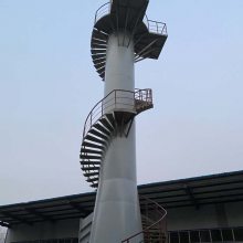呼伦贝尔冷却塔更换爬梯护笼\烟囱旋转梯加高施工方案