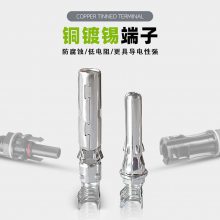 NSPV新金阳光伏连接器兼容mc4逆变器汇流箱板装插头4PP/4PN-F