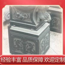 厂家供应户外园林印度红石雕灯笼