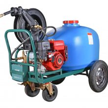 汽油柴油***压洗车机移动带水箱大功率商用清洗机物业洗地水枪泵