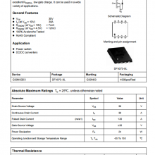 30VѹDFN3X3PDרMOS G30N03D3