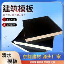 7层清水模板 规格齐全 周转次数多 京能建材现货出售桉木建筑红板