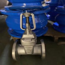 RVHX不锈钢明杆软密封给排水闸阀