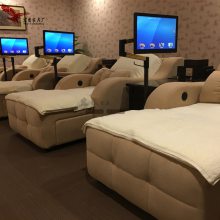 宏图家具HT-188电动洗浴大厅沙发布艺足疗按摩沙发床
