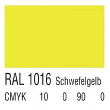 色卡颜色 RAL 1016 硫磺色制造油漆