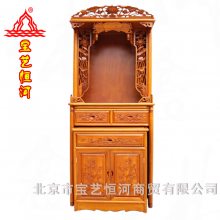 神楼佛龛32寸套柜香樟木宝艺恒河供台