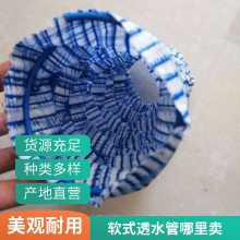 塑料盲管渗水盲沟软式透水管直径80 100 150 200草坪绿化排水沟管