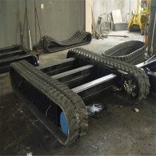 橡胶履带总成 履带式农用车底盘总成 挖掘机橡胶履带