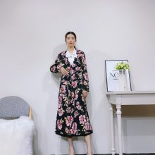 欧美大版型风衣 【佳丝敏】 时尚优雅风衣外套 专柜女装折扣批发