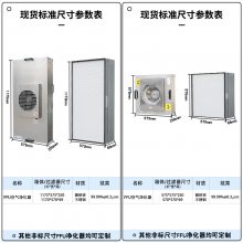 工业ffu风机过滤机组 净化无尘车间万级百级层流罩 洁净棚吊顶