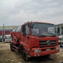 山东二手吸污车45吨前四后八天龙吸污车 管道疏通二手高压清洗车8方东风