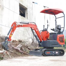 大棚挖沟开槽挖掘机小型沃特动力小挖机乡村建设16微型挖土机