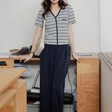 品牌折扣女装份货柚丁高品质棉麻宽松舒适上衣尾货货源