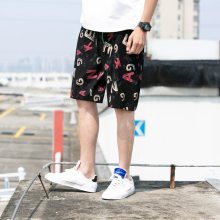 工裝短褲男士夏季韓版潮流運(yùn)動(dòng)休閑短褲子潮牌寬松沙灘五分褲男士