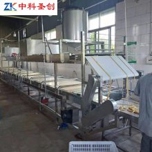 本溪全自动蒸汽式加热腐竹机 腐竹机加工视频 中科圣创豆制品直销商