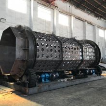 选矿煤矸石无轴滚筒筛分机 明辉无轴滚筒筛沙机参数