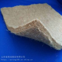 厂家供应苎麻纤维棉 黄麻纤维毡 亚麻毡