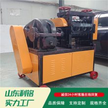 利铭 废旧钢筋调直机 圆钢螺纹钢拉直机 6-25型旧箍筋回收调直设备