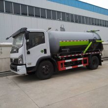 国六东风福瑞卡9吨吸污车 中型液态污物吸运车