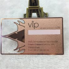 金属会员卡定制 镂空VIP金卡 贵宾卡订制 金属卡片制作 不锈钢金卡订做