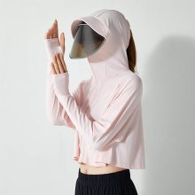 冰丝防晒衣女2023夏季新防紫外线斗篷UPF50+防晒服短款披肩