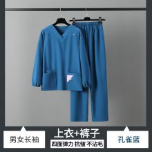 医生工作服 女短袖护士服牙科口腔医生工作服 夏季薄款工作服