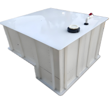 加厚车载400升方形塑料油箱 卧式柴油桶300升200L PE水箱定制无现货