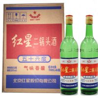 红星二锅头56度（原出口美国）清香型白酒750ml *6瓶/整箱