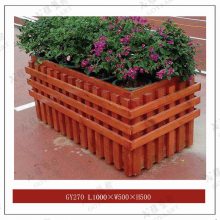 重慶花缽花箱定制廠(chǎng)家木質(zhì)花盆花車(chē)制作