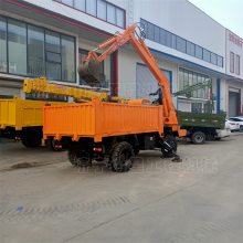 摊铺挖掘地面运输车 10吨四不像随车挖 内蒙硬土挖掘机