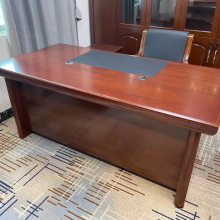 深圳办公桌椅职员桌 油漆电脑桌 实木皮写字台1.6米办公桌