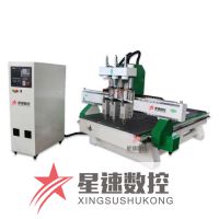 自动上下料 三工序开料机 木工雕刻机报价 橱柜门移门柜体雕刻机