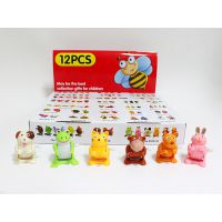 厂家直销上链翻斗青蛙.兔.狗.虎.猴.袋鼠卡通发条玩具赠品礼品