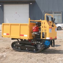 靈活操作機(jī)械橡膠運(yùn)輸車(chē)農(nóng)用履帶車(chē)座駕式工程用